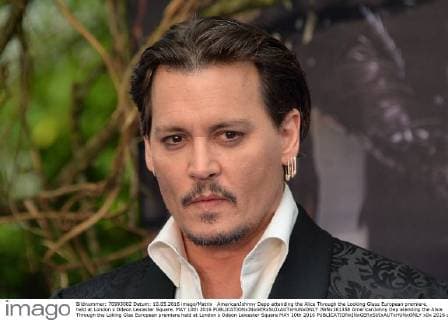 AmericanJohnny Depp attending the Alice Through the Looking Glass European premiere, held at London s Odeon Leicester Square. MAY 10th 2016  JWNx161358