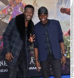 Reggie and Bollie attending the Alice Through the Looking Glass European premiere, held at London s Odeon Leicester Square. MAY 10th 2016  JWNx161358
