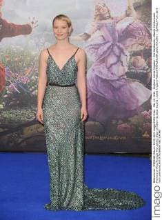 May 10, 2016 - England, United Kingdom - Mia Wasikowska attends the European Premiere of Alice Through The Looking Glass at Odeon Leciester Square. United Kingdom - ZUMAs147