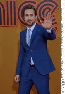 Cast member Ryan Gosling attends the premiere of the motion picture comedy thriller The Nice Guys at the TCL Chinese Theatre in the Hollywood section of Los Angeles on May 10, 2016. Storyline: A private eye investigates the apparent suicide of a fading porn star in 1970s Los Angeles and uncovers a conspiracy.  LAP2016051016 JIMxRUYMEN