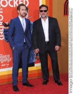 February 29, 2016 - Hollywood, CA, United States - 10 May 2016 -Hollywood, California - Ryan Gosling, Russell Crowe. Arrivals for the Los Angeles premiere of The Nice Guys held at the TCL Chinese Theater. Photo Credit: Hollywood United States - ZUMAa123