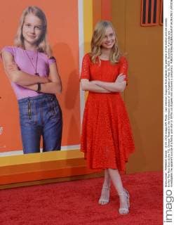 Cast member Angourie Rice attends the premiere of the motion picture comedy thriller The Nice Guys at the TCL Chinese Theatre in the Hollywood section of Los Angeles on May 10, 2016. Storyline: A private eye investigates the apparent suicide of a fading porn star in 1970s Los Angeles and uncovers a conspiracy.  LAP2016051051 JIMxRUYMEN