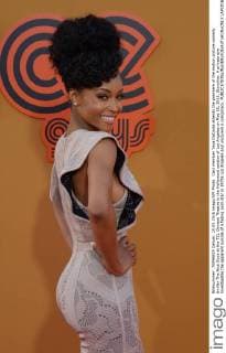 Cast member Yaya DaCosta attends the premiere of the motion picture comedy thriller The Nice Guys at the TCL Chinese Theatre in the Hollywood section of Los Angeles on May 10, 2016. Storyline: A private eye investigates the apparent suicide of a fading porn star in 1970s Los Angeles and uncovers a conspiracy.  LAP2016051041 JIMxRUYMEN