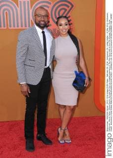 February 29, 2016 - Hollywood, CA, United States - 10 May 2016 -Hollywood, California - Derek Fisher, Gloria Govan. Arrivals for the Los Angeles premiere of The Nice Guys held at the TCL Chinese Theater. Photo Credit: Hollywood United States - ZUMAa123