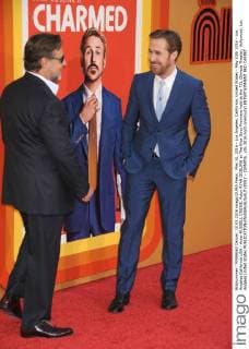 May 10, 2016 - Los Angeles, California, United States - May 10th 2016 - Los Angeles California USA - Actor RUSSELL CROWE, Actor RYAN GOSLING at The Nice Guys Premiere held at the TCL Chinese Theater, Hollywood. Los Angeles United States - ZUMAf05_