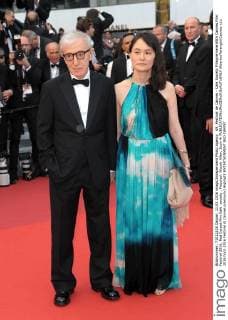 69. Festival de Cannes - Cafe Society Filmpremiere 69th Cannes Film Festival 2016, Red Carpet film Cafe society . Pictured: Woody Allen, Soon Hi  AlbertoxTerenghi Cannes