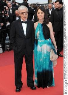 69. Festival de Cannes - Cafe Society Filmpremiere 69th Cannes Film Festival 2016, Red Carpet film Cafe society . Pictured: Woody Allen, Soon Hi  AlbertoxTerenghi Cannes