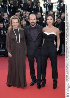 69. Festival de Cannes - Cafe Society Filmpremiere 69th Cannes Film Festival 2016, Red Carpet film Cafe society . Pictured: Victoria Beckham, Caroline Scheufele  AlbertoxTerenghi Cannes