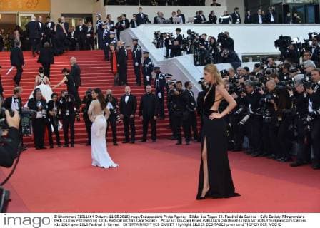 Bilder des Tages 69. Festival de Cannes - Cafe Society Filmpremiere 69th Cannes Film Festival 2016, Red Carpet film Cafe Society . Pictured: Doutzen Kroes  SimonexComi Cannes