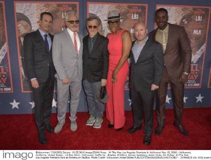 All The Way Los Angeles Premiere in Hollywood May 10, 2016 - Hollywood, California, United States - 10 May 2016 - Hollywood, California - Bradley Whitford, Steven Spielberg, Aisha Hinds, Mo McRae. All The Way Los Angeles Premiere held at Paramount Studios. Photo Credit: Hollywood United States - ZUMAa123