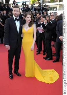 69. Festival de Cannes - Cafe Society Filmpremiere 69th Cannes Film Festival 2016, Red Carpet film Cafe society . Pictured: Justin Timberlake, Anna Kendrick  AlbertoxTerenghi Cannes