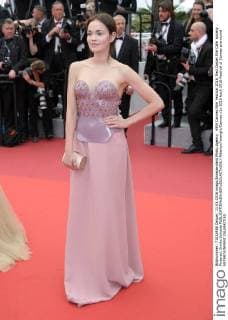 69th Cannes Film Festival 2016, Red Carpet film Cafe society . Pictured: Emilia Schuele  AlbertoxTerenghi Cannes