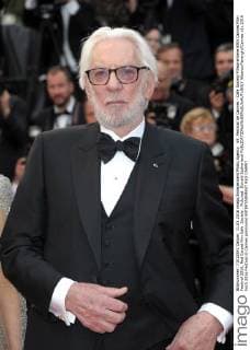 69. Festival de Cannes - Cafe Society Filmpremiere 69th Cannes Film Festival 2016, Red Carpet film Cafe Society . Pictured: Donald Sutherland  AlbertoxTerenghi Cannes