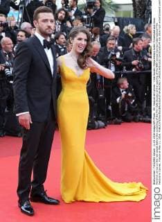 69. Festival de Cannes - Cafe Society Filmpremiere Justin Timberlake and Anna Kendrick arrive on the red carpet before the screening of the film Cafe Society at the opening of the 69th annual Cannes International Film Festival in Cannes, France on May 11, 2016.  CAN20160511820 DAVIDxSILPA