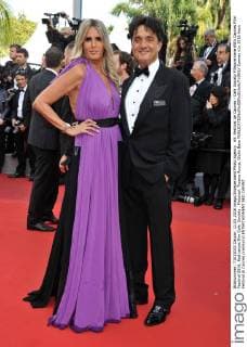 69. Festival de Cannes - Cafe Society Filmpremiere 69th Cannes Film Festival 2016, Red carpet film Cafe Society . Pictured: Tiziana Rocca, Giulio Base  Cannes