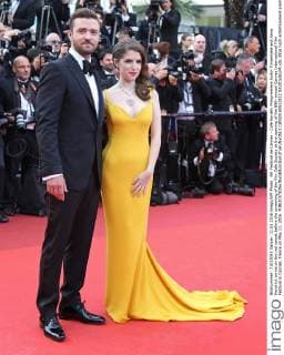 69. Festival de Cannes - Cafe Society Filmpremiere Justin Timberlake and Anna Kendrick arrive on the red carpet before the screening of the film Cafe Society at the opening of the 69th annual Cannes International Film Festival in Cannes, France on May 11, 2016.  CAN20160511822 DAVIDxSILPA