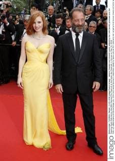 Jessica Chastain and Vincent Lindon attending the Cafe Society premiere and the Opening Night Gala during the 69th Cannes Film Festival at the Palais des Festivals in Cannes on May 11, 2016 Foto:xD.xBedrosianx xFuturexImage