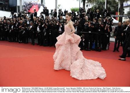 Araya Hargate CINEMA : 69 eme Festival de Cannes - Red Carpet - Cafe Society - 11 05 2016 LoicThebaudx 