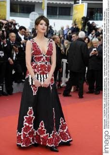 Frederique Bel CINEMA : 69 eme Festival de Cannes - Red Carpet - Cafe Society - 11 05 2016 LoicThebaudx 