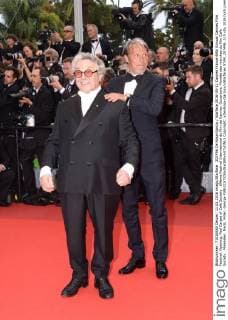207496 De Rosa-Garcia Starface 2016-05-11 Cannes France 69th Annual Cannes Film Festival. Opening. Red Carpet of Cafe Society . 69ème Festival International du film de Cannes. Ouverture. Montée des marches du film Cafe Society . Mikkelsen, Mads; Miller, George  Copyright: xDexRosa-Garciax xStarfacex STAR_207496_315