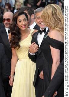 69. Festival de Cannes - George Clooney und Amal Alamuddin bei Money Monster Premiere 69th Cannes Film Festival 2016, Red Carpet film Money Monster . Pictured: George Clooney and wife Amal Alamuddin  AlbertoxTerenghi Cannes