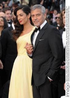 69. Festival de Cannes - George Clooney und Amal Alamuddin bei Money Monster Premiere 69th Cannes Film Festival 2016, Red Carpet film Money Monster . Pictured: George Clooney and wife Amal Alamuddin  AlbertoxTerenghi Cannes
