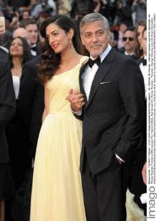 69. Festival de Cannes - George Clooney und Amal Alamuddin bei Money Monster Premiere 69th Cannes Film Festival 2016, Red Carpet film Money Monster . Pictured: George Clooney and wife Amal Alamuddin  AlbertoxTerenghi Cannes
