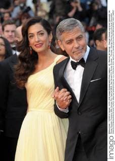 69. Festival de Cannes - George Clooney und Amal Alamuddin bei Money Monster Premiere 69th Cannes Film Festival 2016, Red Carpet film Money Monster . Pictured: George Clooney and wife Amal Alamuddin  AlbertoxTerenghi Cannes