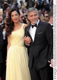 Bilder des Tages 69. Festival de Cannes - George Clooney und Amal Alamuddin bei Money Monster Premiere 69th Cannes Film Festival 2016, Red Carpet film Money Monster . Pictured: George Clooney and wife Amal Alamuddin  AlbertoxTerenghi Cannes