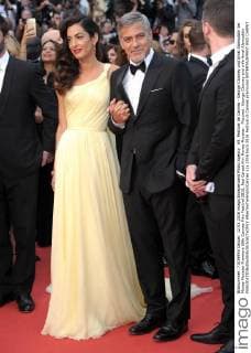69. Festival de Cannes - George Clooney und Amal Alamuddin bei Money Monster Premiere 69th Cannes Film Festival 2016, Red Carpet film Money Monster . Pictured: George Clooney and wife Amal Alamuddin  AlbertoxTerenghi Cannes