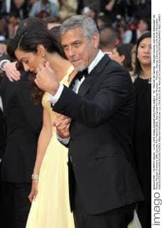 69. Festival de Cannes - George Clooney und Amal Alamuddin bei Money Monster Premiere 69th Cannes Film Festival 2016, Red Carpet film Money Monster . Pictured: George Clooney and wife Amal Alamuddin  AlbertoxTerenghi Cannes