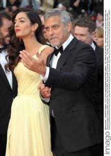 69. Festival de Cannes - George Clooney und Amal Alamuddin bei Money Monster Premiere 69th Cannes Film Festival 2016, Red Carpet film Money Monster . Pictured: George Clooney and wife Amal Alamuddin  AlbertoxTerenghi Cannes