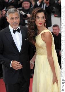 69. Festival de Cannes - George Clooney und Amal Alamuddin bei Money Monster Premiere 69th Cannes Film Festival 2016, Red Carpet film Money Monster . Pictured: George Clooney and wife Amal Alamuddin  AlbertoxTerenghi Cannes