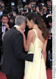 69. Festival de Cannes - George Clooney und Amal Alamuddin bei Money Monster Premiere 69th Cannes Film Festival 2016, Red Carpet film Money Monster . Pictured: George Clooney and wife Amal Alamuddin  AlbertoxTerenghi Cannes