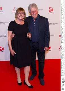 Rolf Zuckowski mit Frau Monika - Verleihung Deutscher Musikautoren Preis 2016 im Hotel Ritz Carlton in Berlin am 12.05.2016. Deutscher Musikautoren Preis