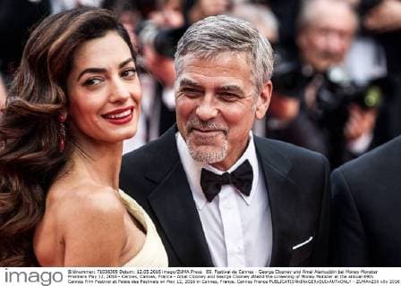 69. Festival de Cannes - George Clooney und Amal Alamuddin bei Money Monster Premiere May 12, 2016 - Cannes, Cannes, France - Amal Clooney and George Clooney attend the screening of Money Monster at the annual 69th Cannes Film Festival at Palais des Festivals on May 12, 2016 in Cannes, France. Cannes France  - ZUMAn230