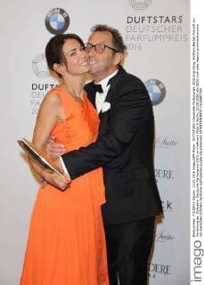 DUFTSTARS -Deutscher Parfumpreis 2016 Anja Kling, Wolfram Becker Ankunft zur Verleihung der Duftstars- Deutscher Parfumpreis 2016 im Kraftwerk Mitte in Berlin, 12.05.2016
