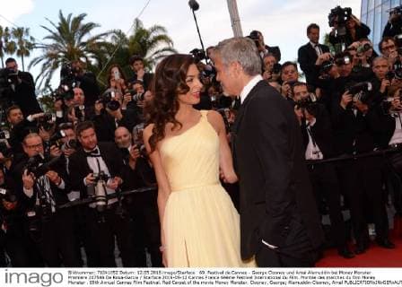 69. Festival de Cannes - George Clooney und Amal Alamuddin bei Money Monster Premiere 207546 De Rosa-Garcia Starface 2016-05-12 Cannes France 69ème Festival International du Film. Montée des marches du film Money Monster . 69th Annual Cannes Film Festival. Red Carpet of the movie Money Monster. Clooney, George; Alamuddin-Clooney, Amal  Copyright: xDexRosa-Garciax xStarfacex STAR_207546_140