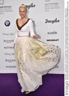 Franziska Knuppe bei der Verleihung Deutscher Parfumpreis - Duftstars 2016 am 12.05.2016 in Berlin Deutscher Parfumpreis Duftstars 2016 in Berlin 