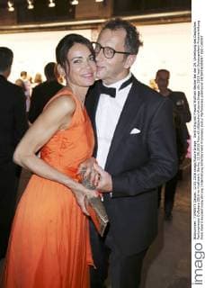 Gerit Kling mit Freund Wolfram Becker bei der 24. Verleihung des Deutschen Parfumpreises Duftstars 2016 im Kraftwerk. Berlin, 12.05.2016 Foto:xS.xGabschx xFuturexImage