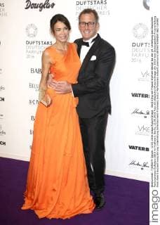 Gerit Kling mit Freund Wolfram Becker bei der 24. Verleihung des Deutschen Parfumpreises Duftstars 2016 im Kraftwerk. Berlin, 12.05.2016 Foto:xS.xGabschx xFuturexImage