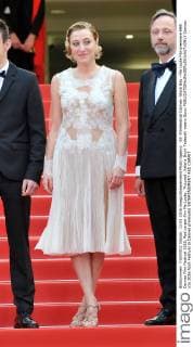 69. Filmfestival Cannes: Slack Bay - Ma Loute Filmpremiere 69th Cannes Film Festival 2016, Red carpet film Ma Loute . Pictured: Valeria Bruni Tedeschi wears Gucci  Cannes