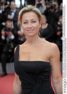 69. Filmfestival Cannes: Slack Bay - Ma Loute Filmpremiere 69th Cannes Film Festival 2016, Red Carpet film Ma Loute . Pictured: Anne-Sophie Lapix  AlbertoxTerenghi Cannes