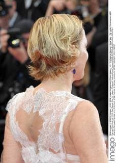 69. Filmfestival Cannes: Slack Bay - Ma Loute Filmpremiere 69th Cannes Film Festival 2016, Red Carpet film Ma Loute . Pictured: Valeria Bruni Tedeschi  AlbertoxTerenghi Cannes