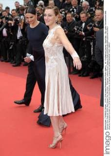 69. Filmfestival Cannes: Slack Bay - Ma Loute Filmpremiere 69th Cannes Film Festival 2016, Red Carpet film Ma Loute . Pictured: Valeria Bruni Tedeschi  AlbertoxTerenghi Cannes