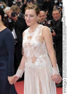 69. Filmfestival Cannes: Slack Bay - Ma Loute Filmpremiere 69th Cannes Film Festival 2016, Red Carpet film Ma Loute . Pictured: Valeria Bruni Tedeschi  AlbertoxTerenghi Cannes