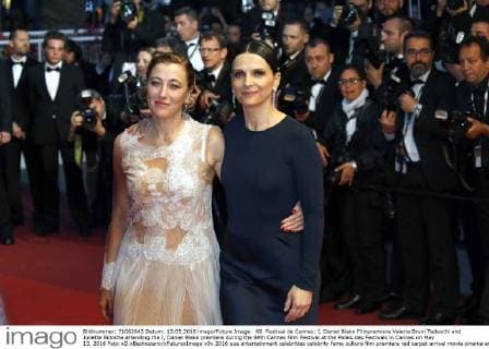 69. Festival de Cannes: I, Daniel Blake Filmpremiere Valeria Bruni Tedeschi and Juliette Binoche attending the I, Daniel Blake premiere during the 69th Cannes Film Festival at the Palais des Festivals in Cannes on May 13, 2016 Foto:xD.xBedrosianx xFuturexImage