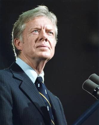 Feb. 4, 2011 - Bardstown, KENTUCKY, U.S. - (FILE) A file picture dated 31 July 1979 shows US President Jimmy Carter during a visit to Bardstown, Kentucky, USA. - ZUMAl17_