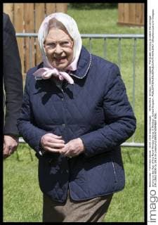 . 14 05 2016. Windsor, United Kingdom. The Queen arriving to watch the carriage driving on day four of the Royal Windsor Horse in Windsor, United Kingdom.  xStephenxLockx xi-Imagesx IIM-12653-0030
