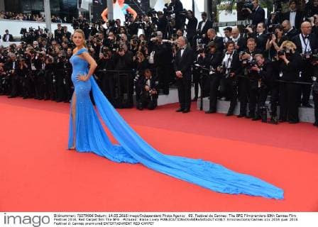 69. Festival de Cannes: The BFG Filmpremiere 69th Cannes Film Festival 2016, Red Carpet film The BFG . Pictured: Blake Lively  SimonexComi Cannes